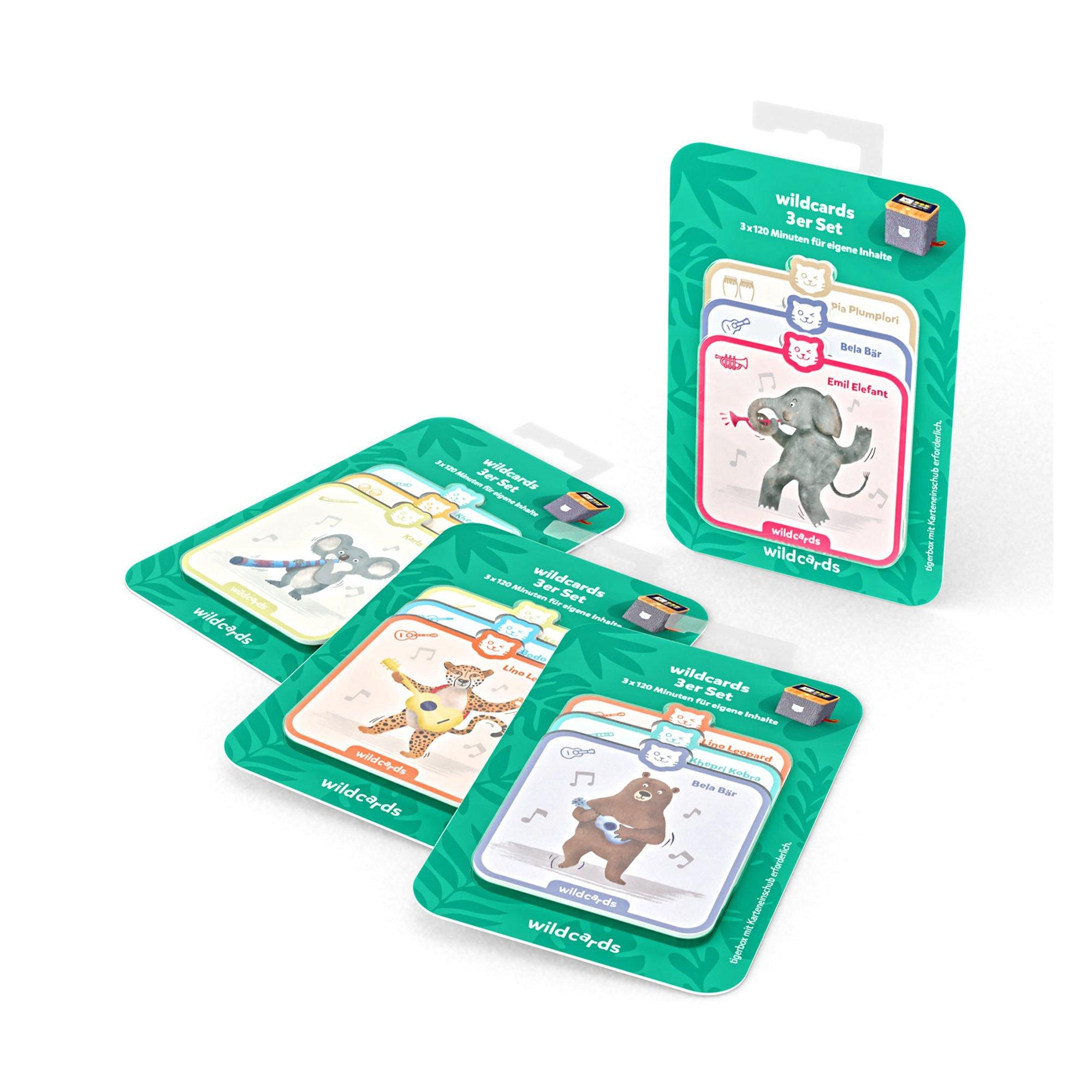 Tigermedia Wildcard Swiss Edition 3 Stück mit je 120 Minuten, Deutsch