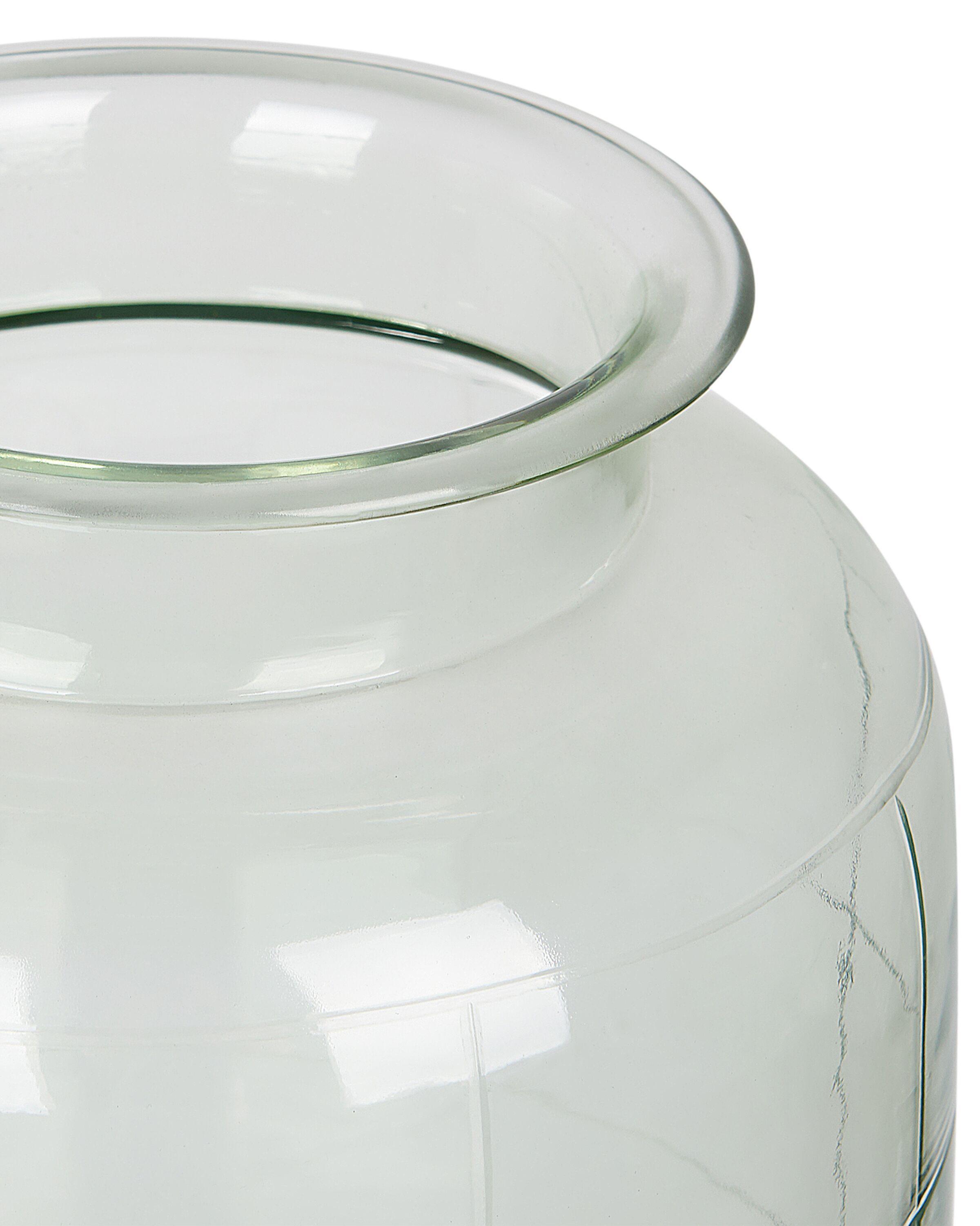 Beliani Blumenvase aus Glas Boho VINDALOO