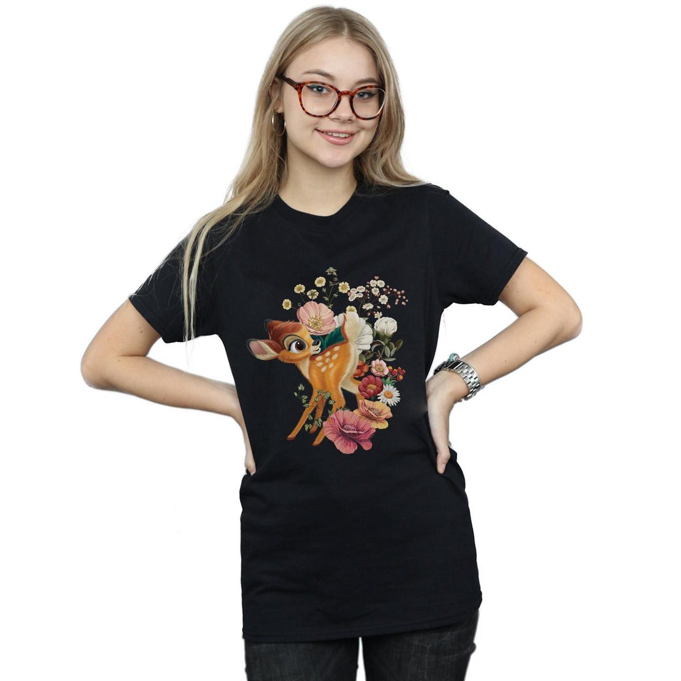Disney Bambi Blumenmuster T-Shirt