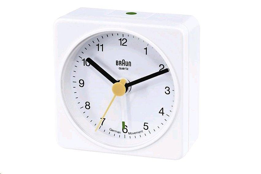 BRAUN BNC02W weiss - Analog-Quarzwecker