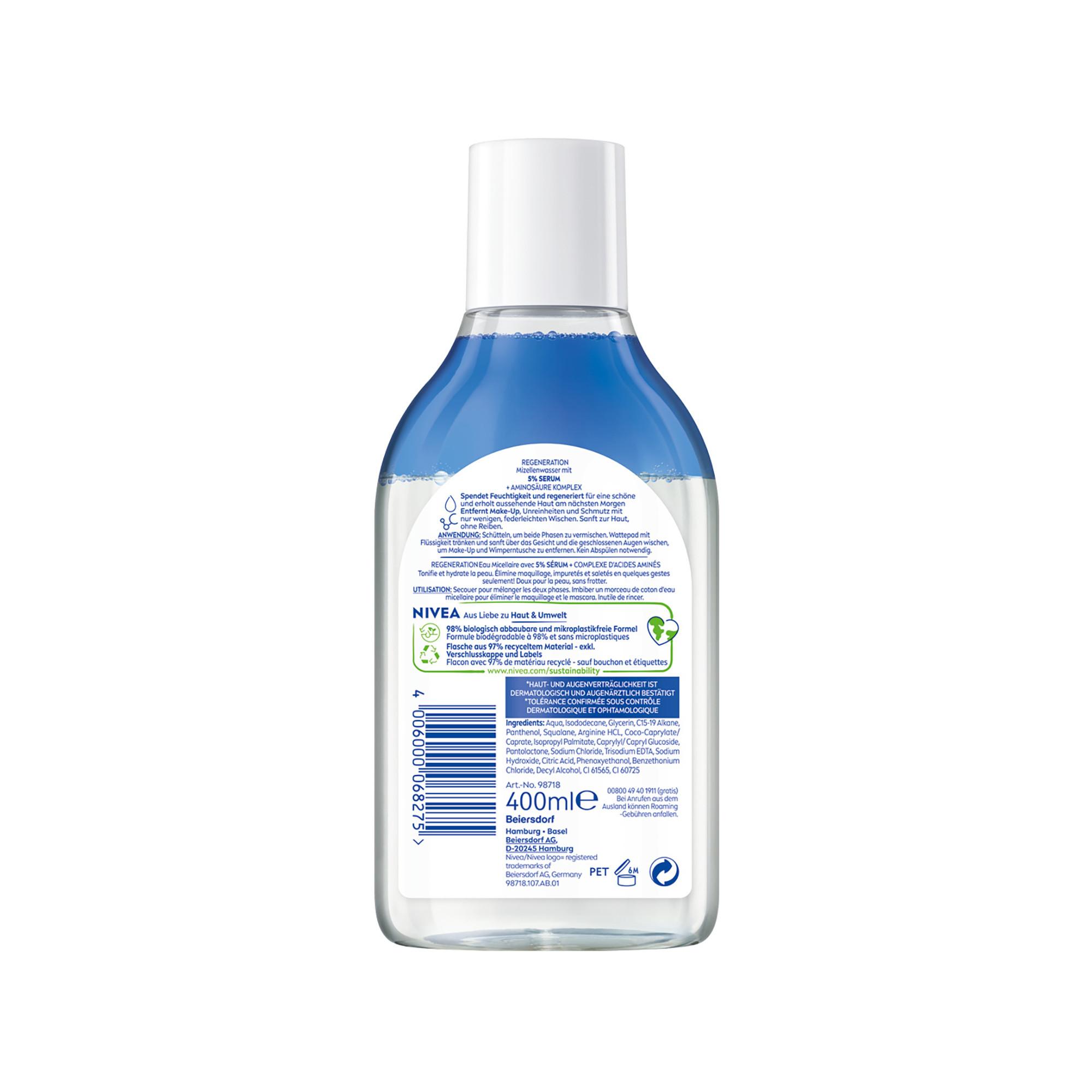 NIVEA Face Cleansing Regeneration Serum Mizellenwasser