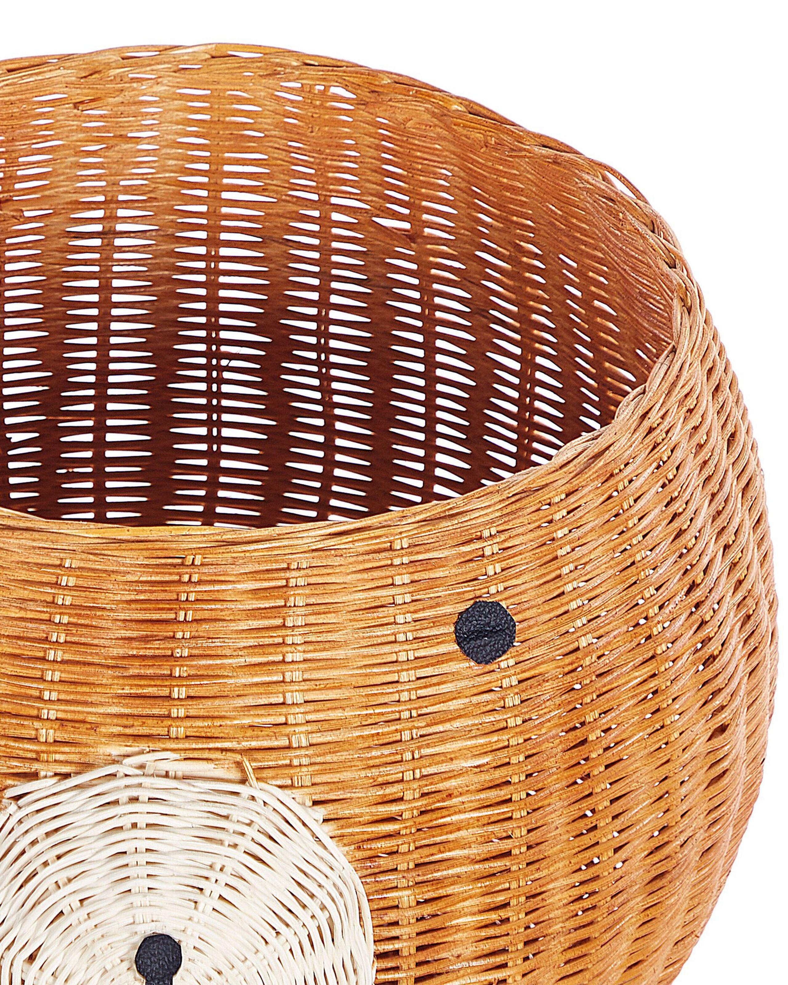 Beliani Korb aus Rattan Boho HIMBA