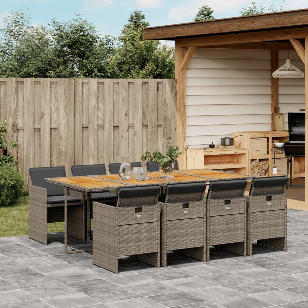 VidaXL Garten essgruppe poly-rattan