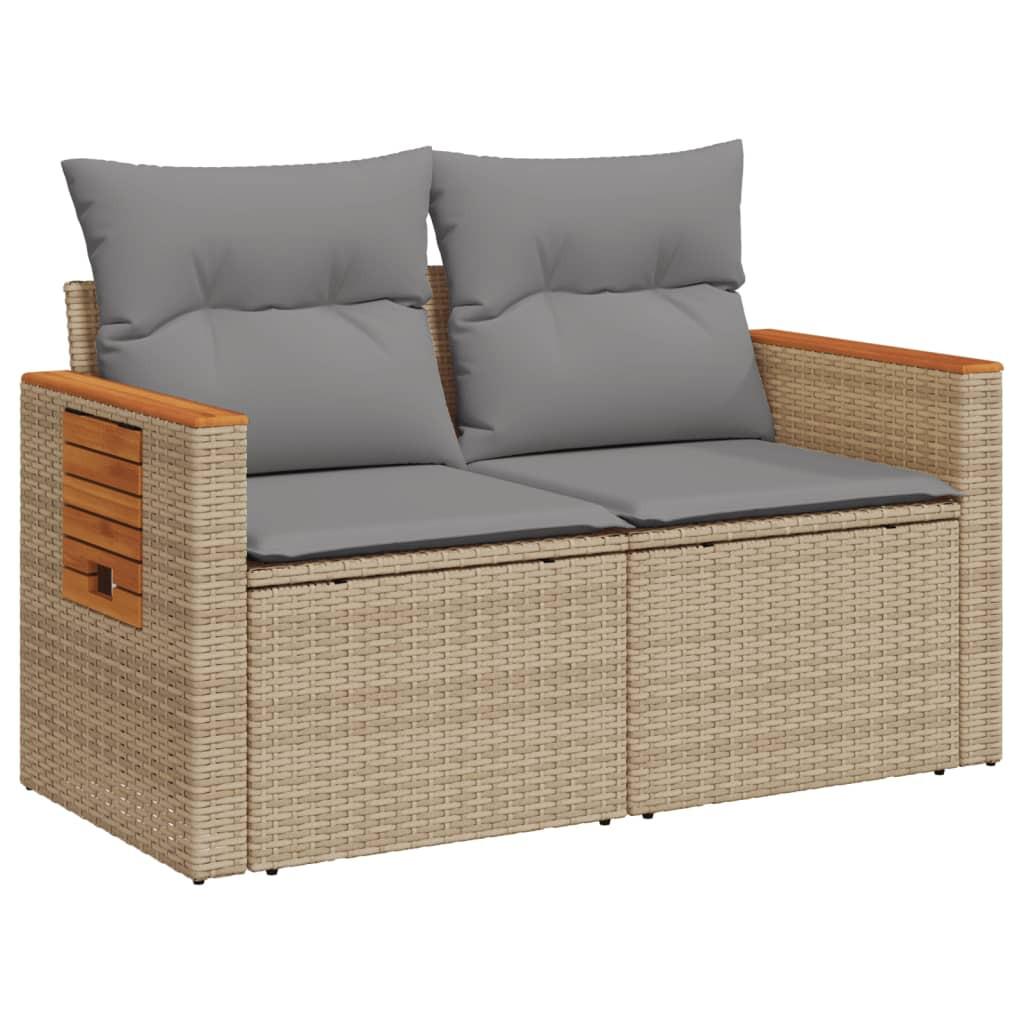 VidaXL Gartensofa poly-rattan