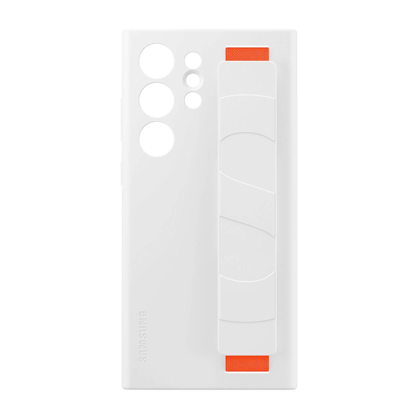 SAMSUNG Silicone Cover mit Strap Galaxy S23Ultra
