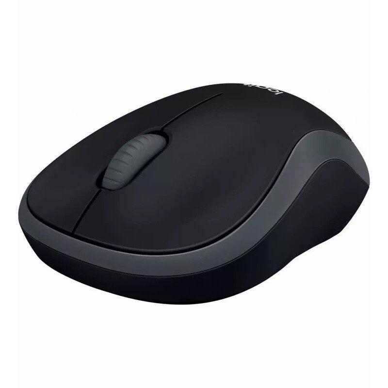 Logitech M185 - Maus - optisch - kabellos - 2.4 GHz - kabelloser Empfänger (USB) - Grau