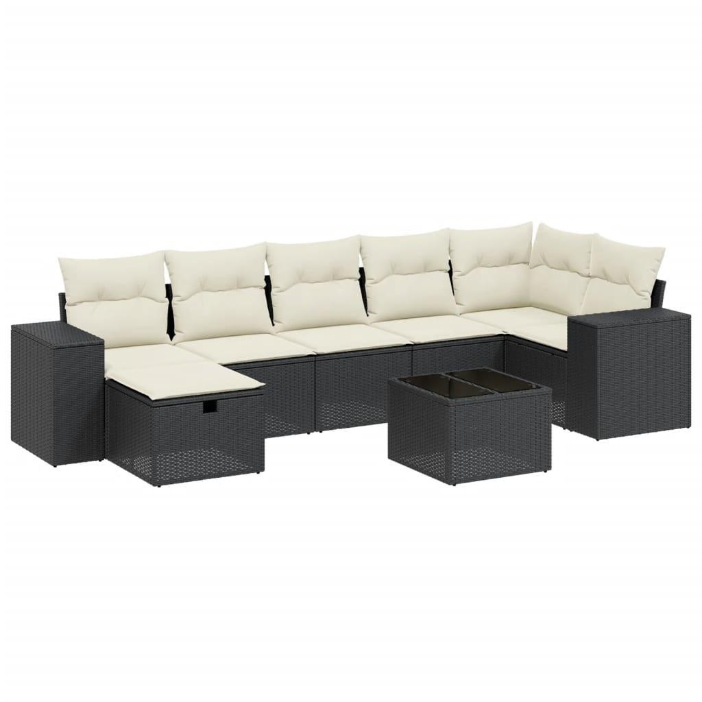 VidaXL Garten sofagarnitur poly-rattan