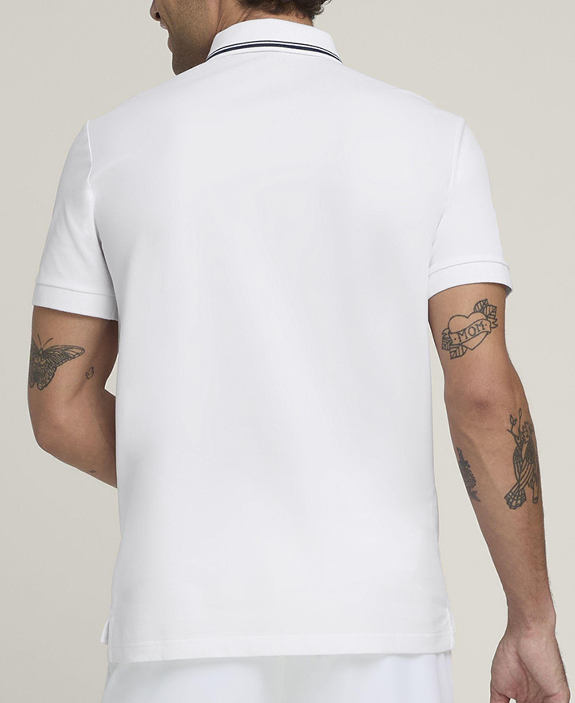 Wilson Team Pique Polo Crew Weiss