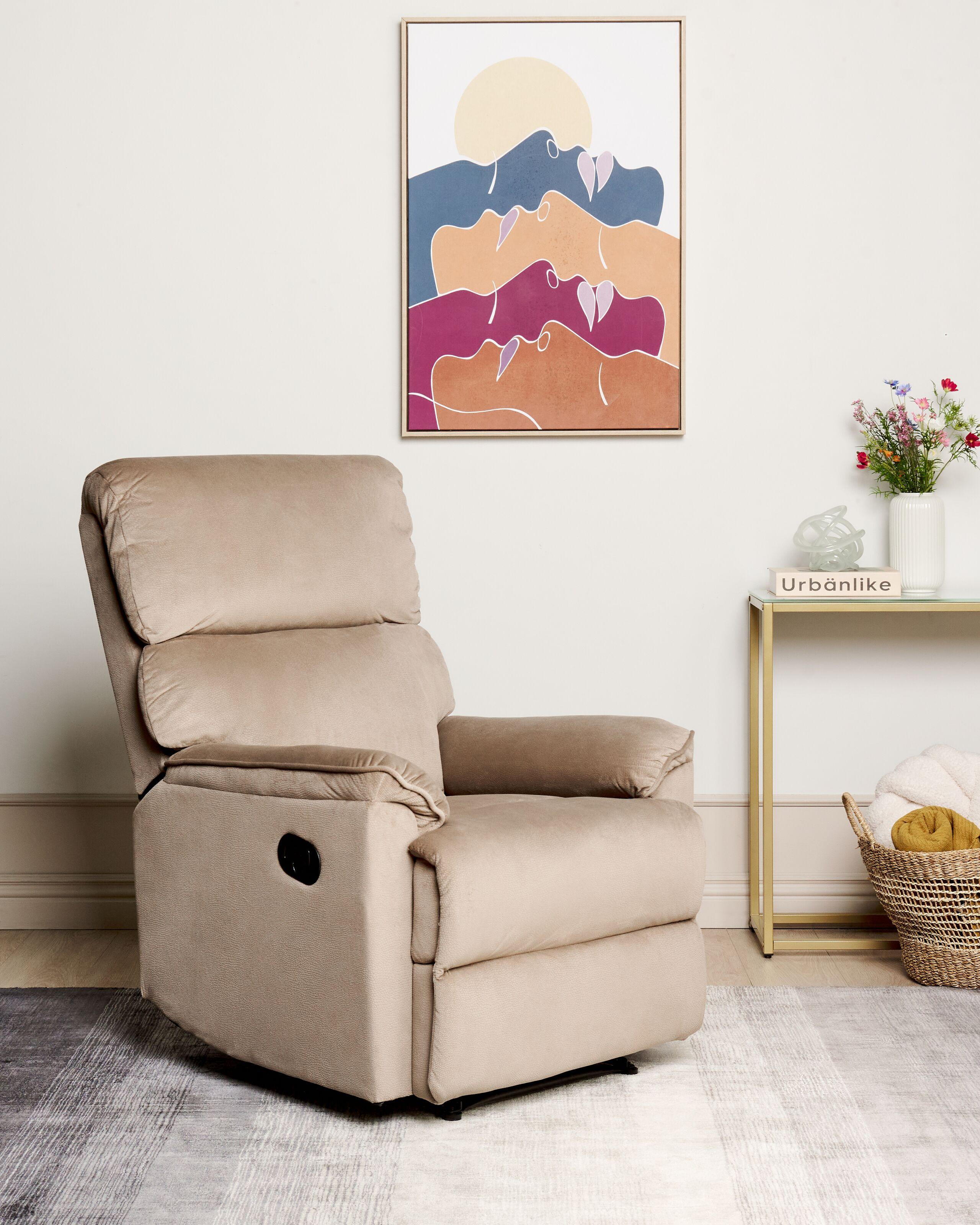 Beliani Sessel aus Polyester Klassisch EVERTON