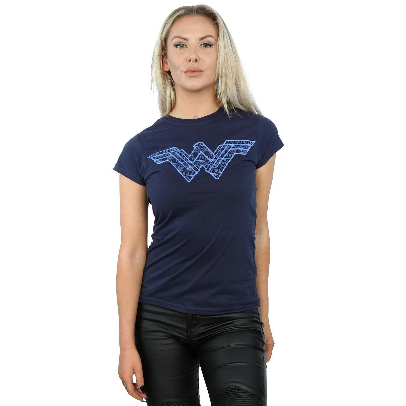 DC COMICS Wonder Woman Logo Print T-Shirt