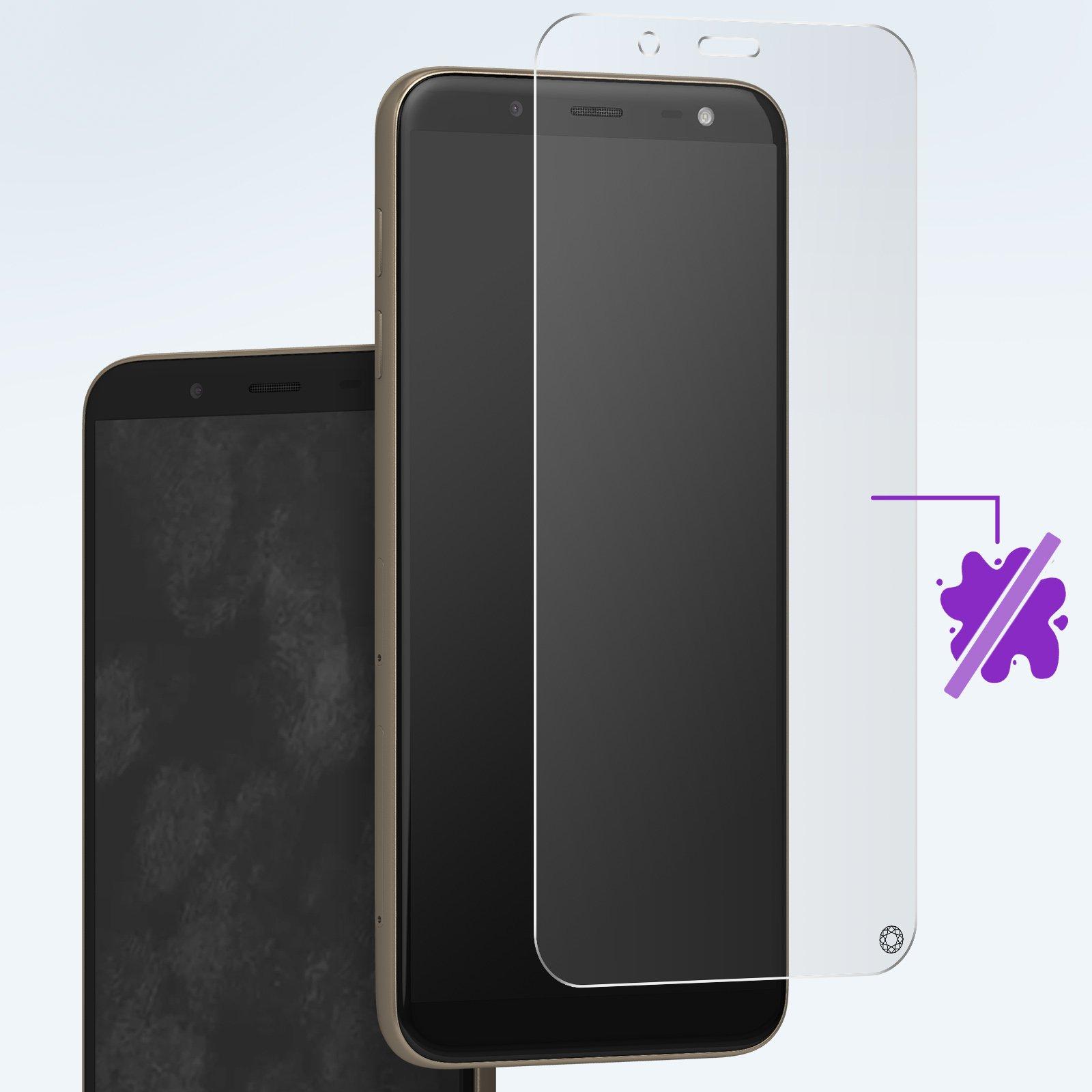 Force Power Samsung J6 Folie 2.5D Ölabweisend