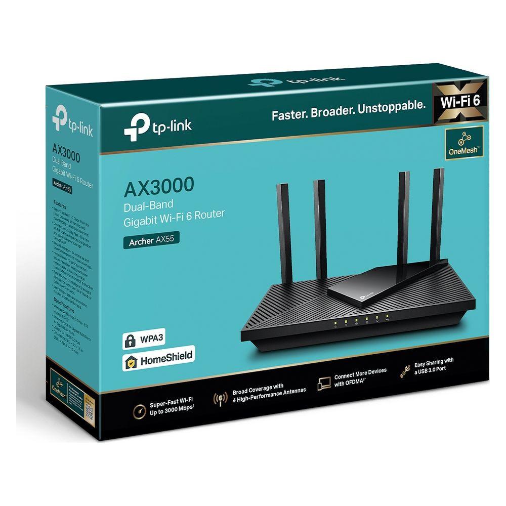 TP-Link TP-LINK AX3000 Dual-Band Wi-Fi 6 Archer AX55 Router