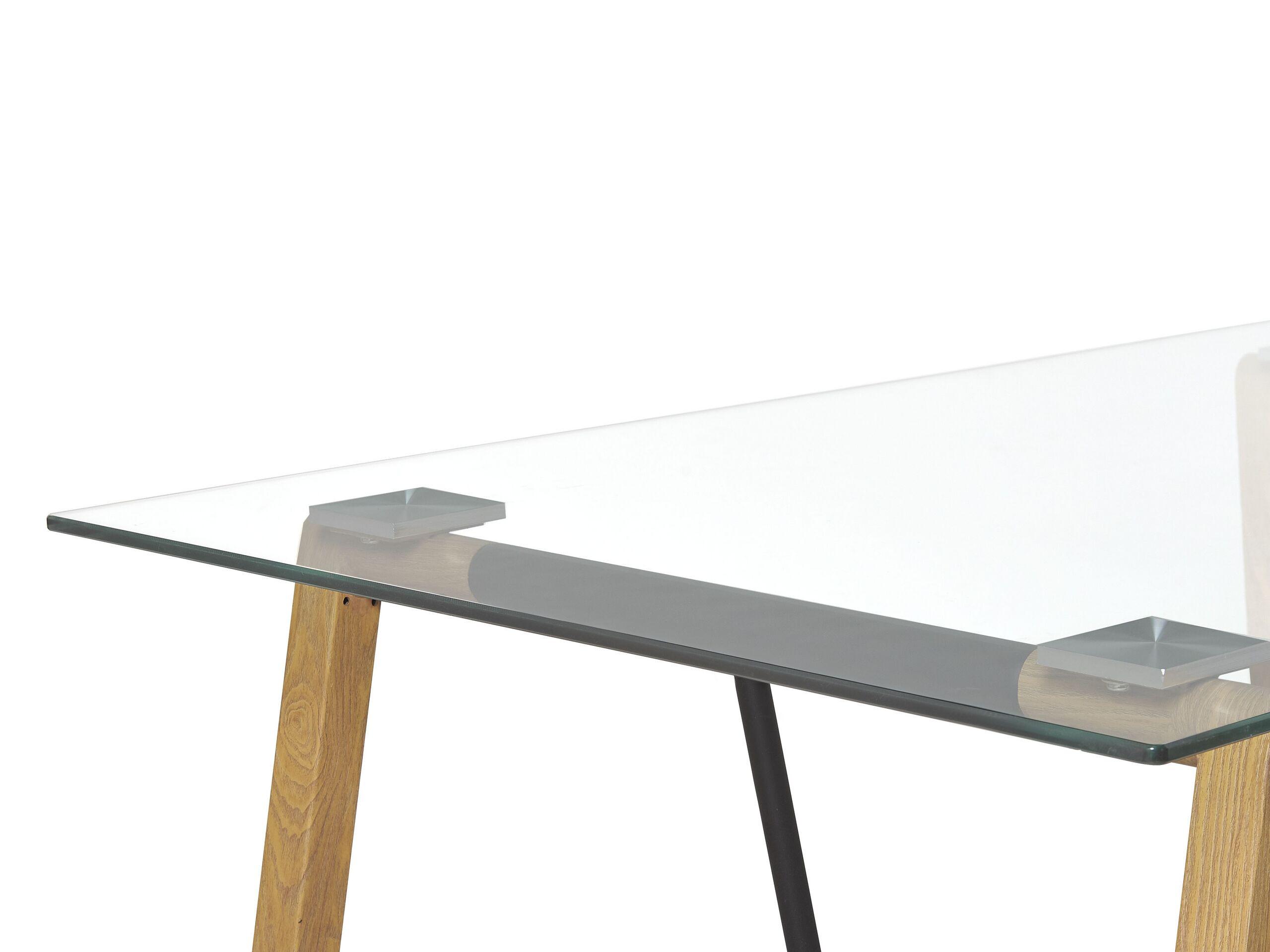 Beliani Esstisch aus Sicherheitsglas Modern TACOMA