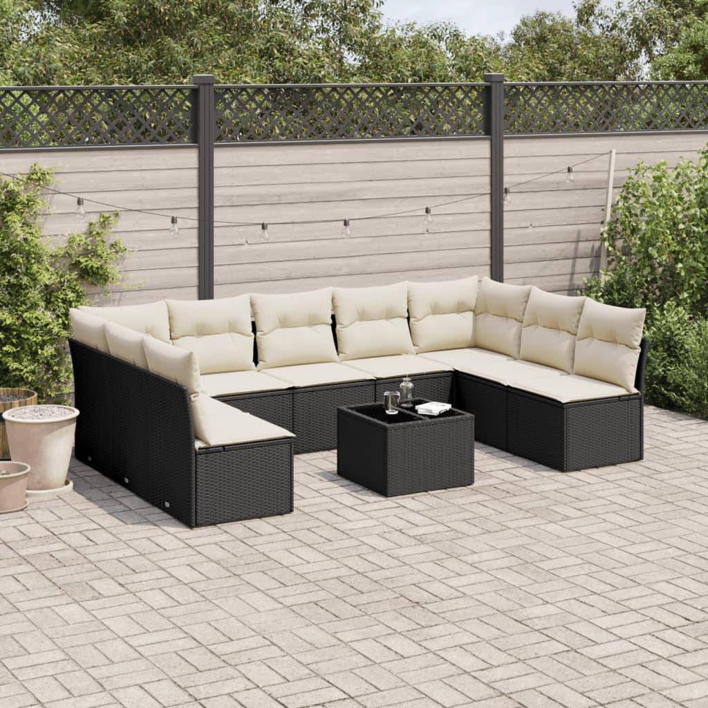 VidaXL Garten sofagarnitur poly-rattan