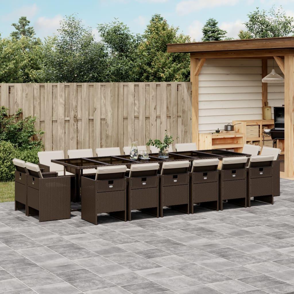 VidaXL Garten essgruppe poly-rattan
