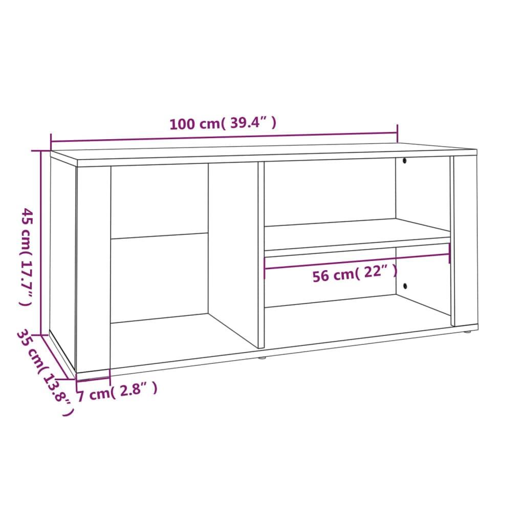 VidaXL Schuhschrank holzwerkstoff