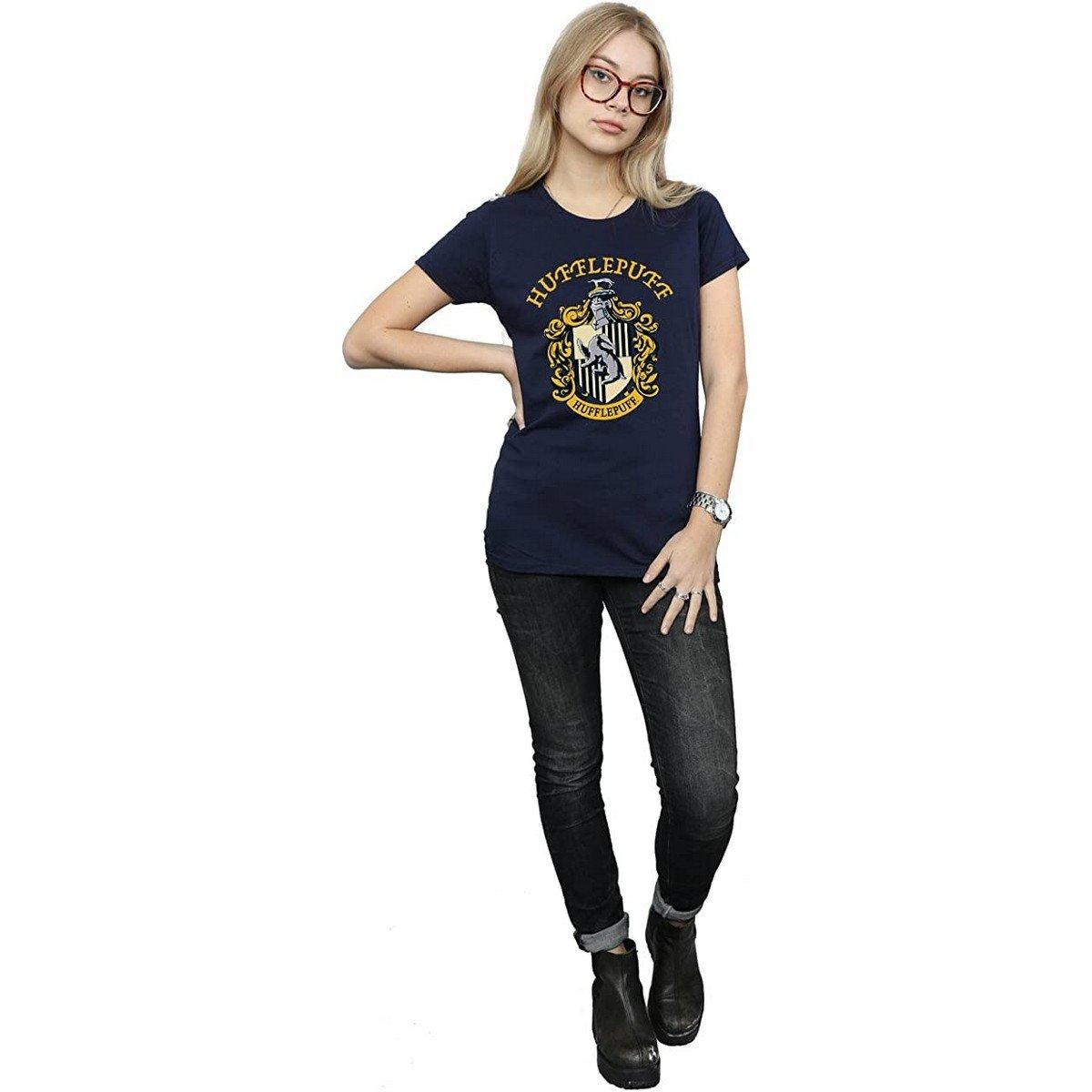 Harry Potter Hufflepuff Wappen Kurzarm T-Shirt