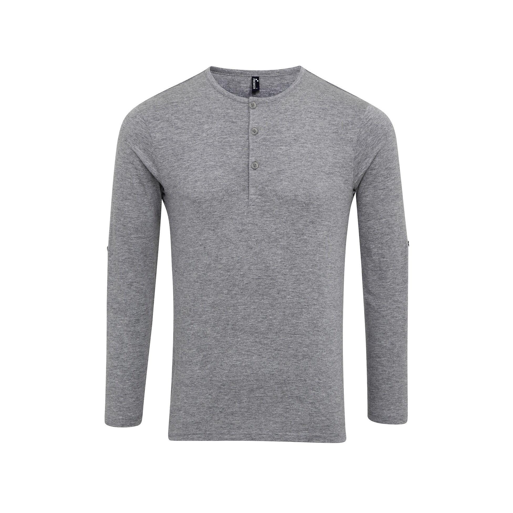 PREMIER Langarm Rundhals T-Shirt