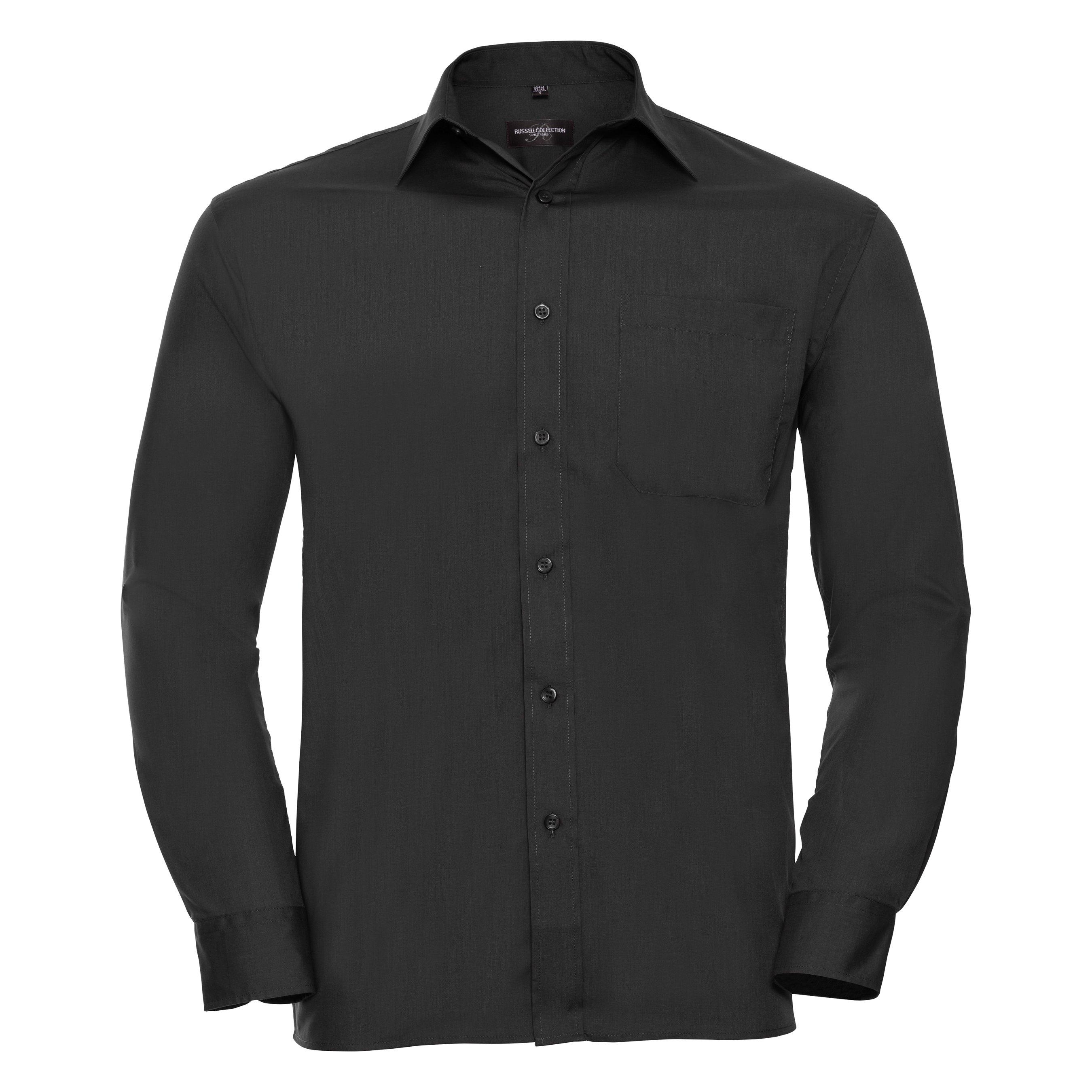 Russell Collection Langarm Hemd