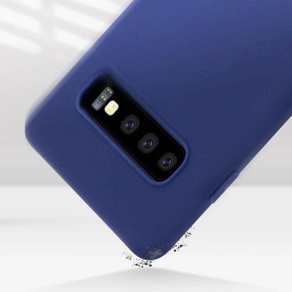 Avizar Soft Touch Hülle Dunkelblau Galaxy S10