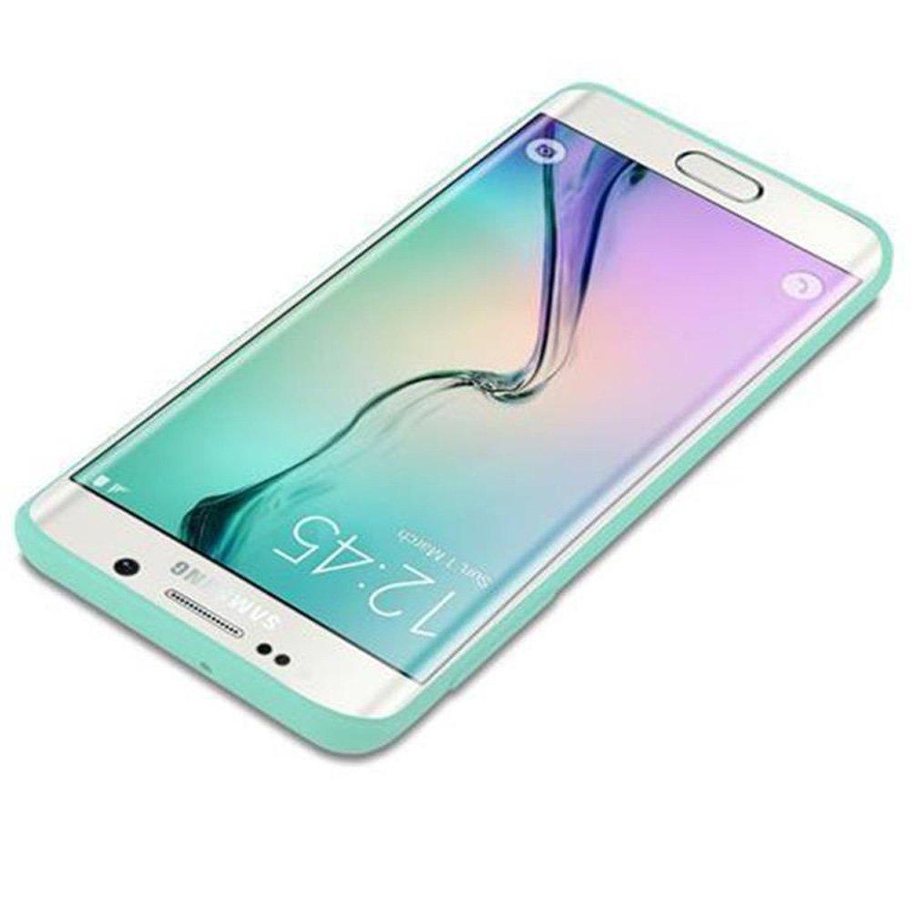 Cadorabo Hülle für Samsung Galaxy S6 EDGE TPU Silikon Candy