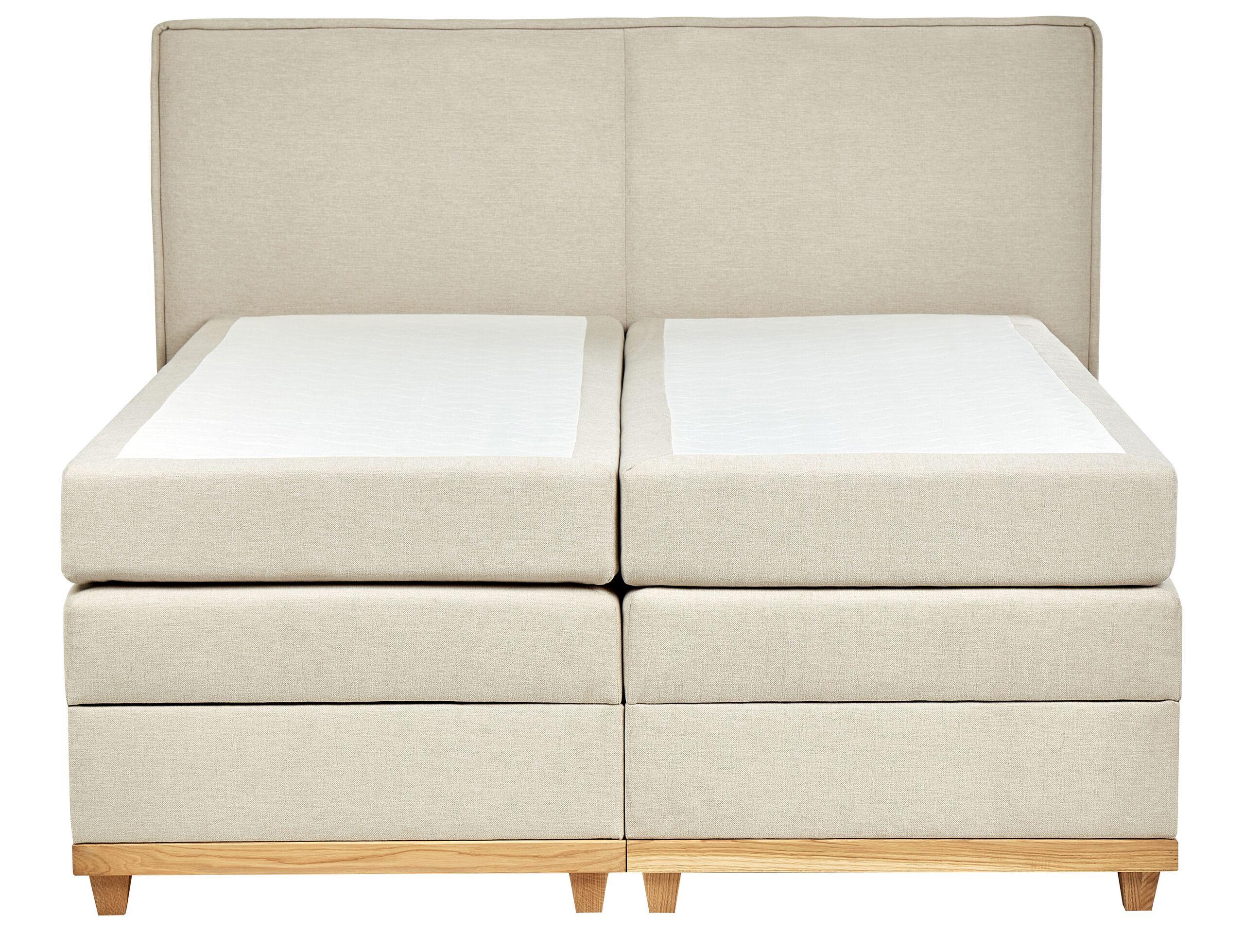 Beliani Boxspringbett mit Stauraum aus Polyester Klassisch DYNASTY