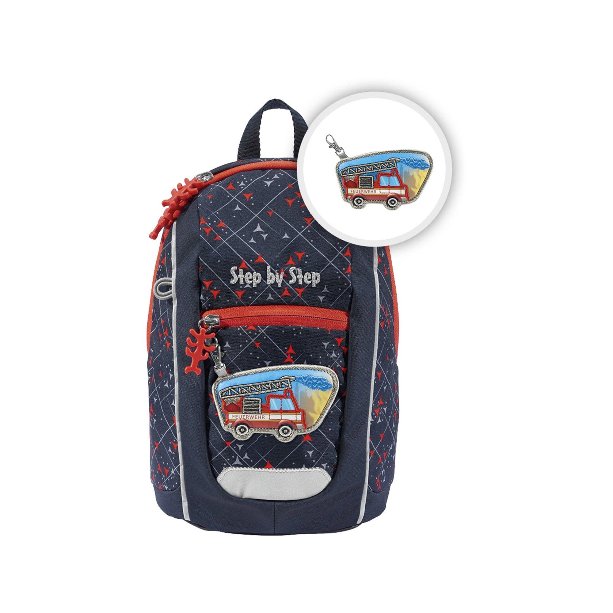 Step by Step Kindergarten Rucksack-Set, 2-teilig Fire Truck Finn