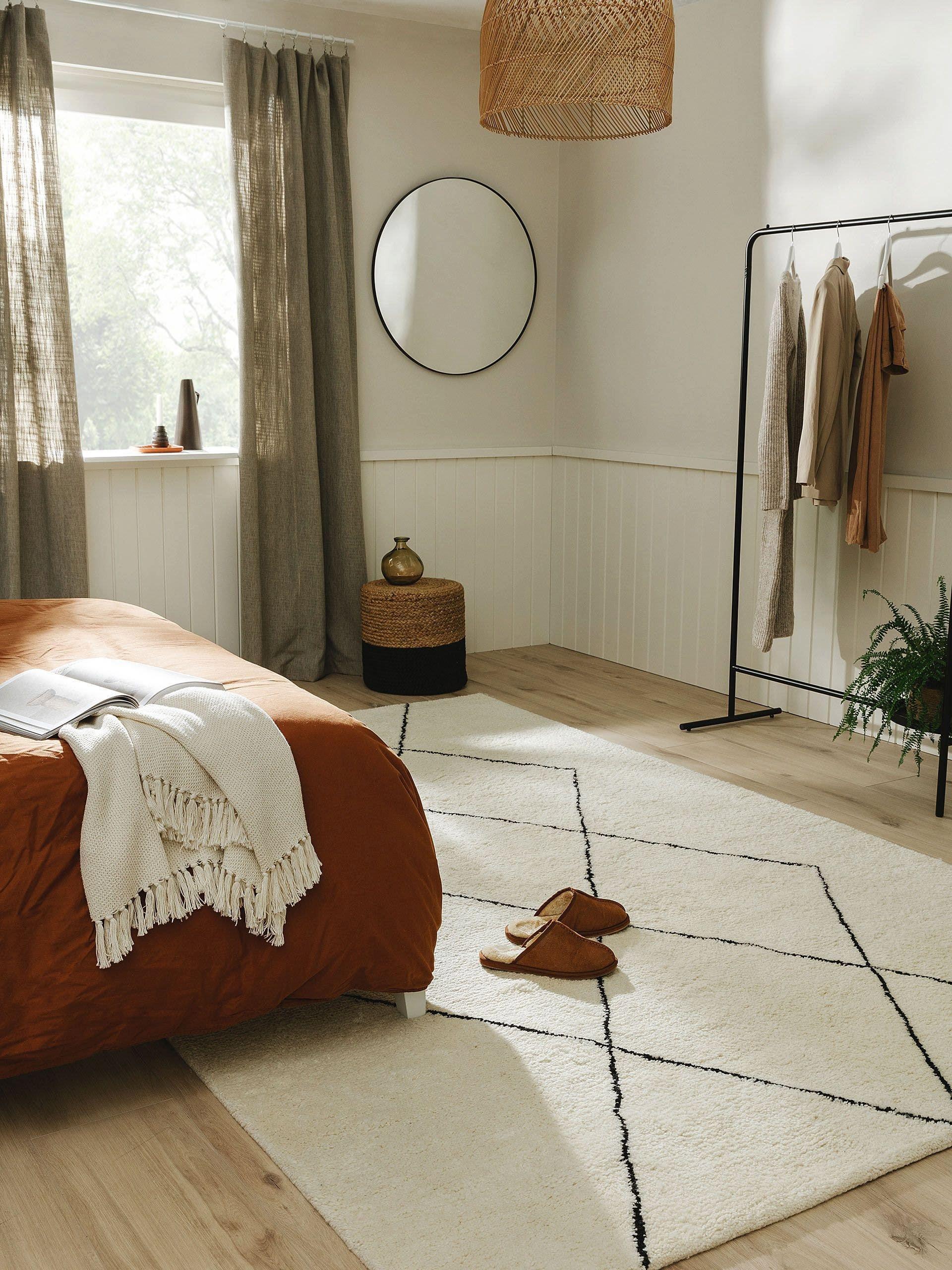 Benuta Wollteppich Berber Cream