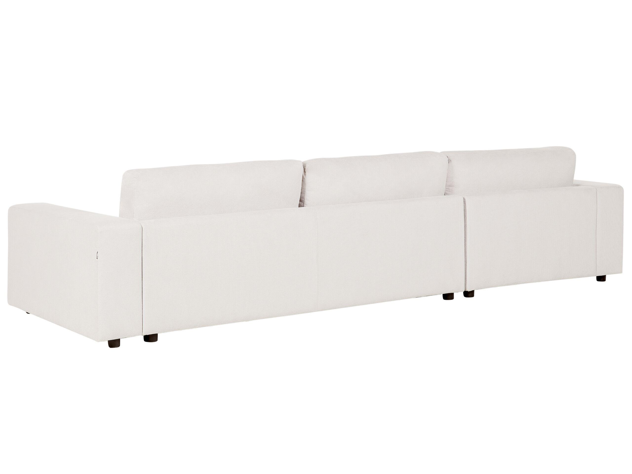 Beliani Ecksofa aus Polyester Skandinavisch LOFOTEN