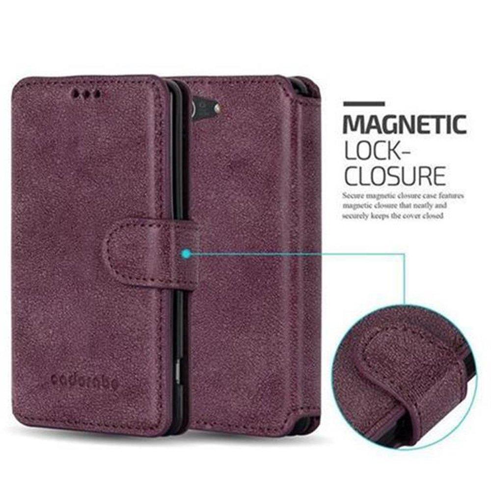 Cadorabo Hülle für Sony Xperia Z3 COMPACT im Retro Design