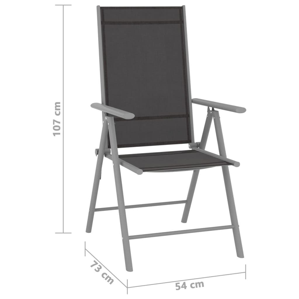 VidaXL Garten-essgruppe aluminium