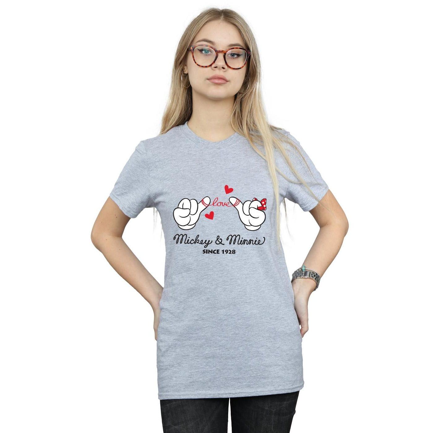Disney Mickey und Minnie Love Hands T-Shirt