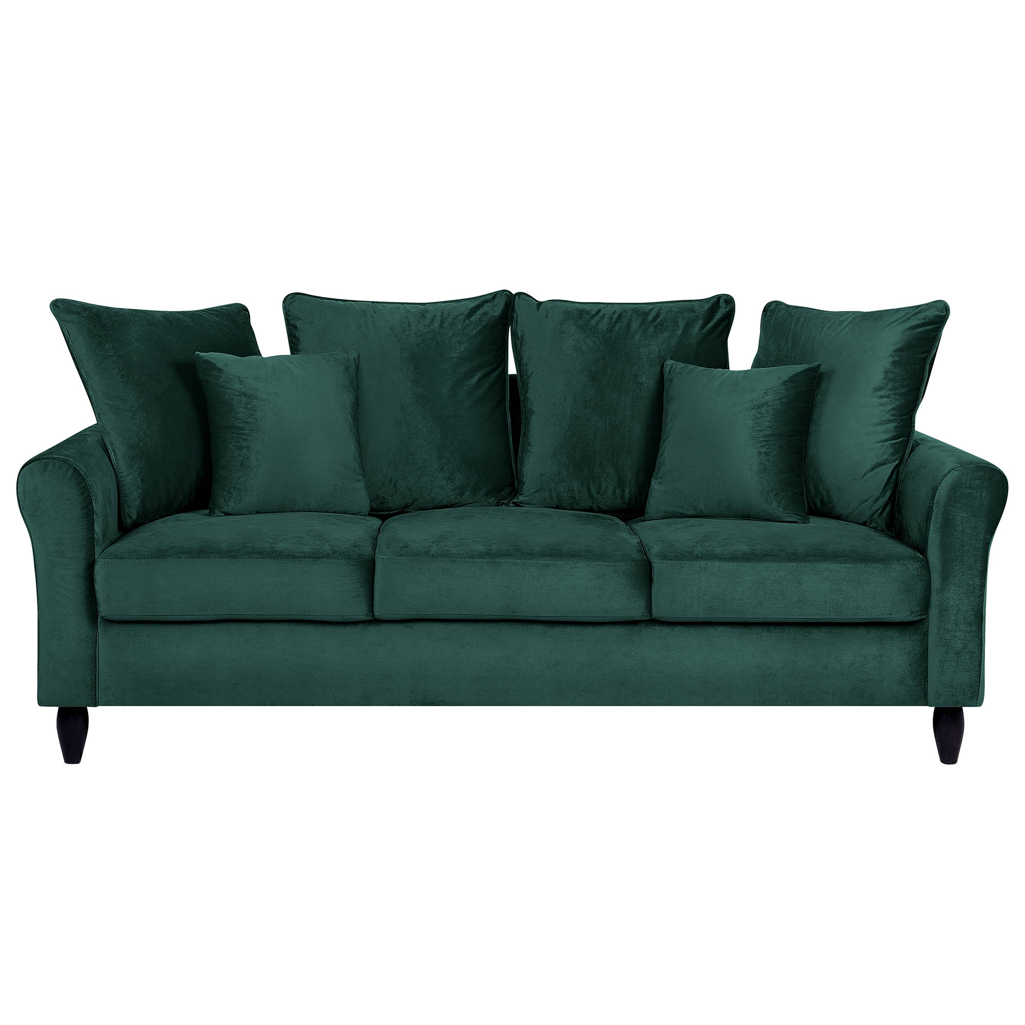 Beliani 3 Sitzer Sofa aus Samtstoff Modern BORNHOLM