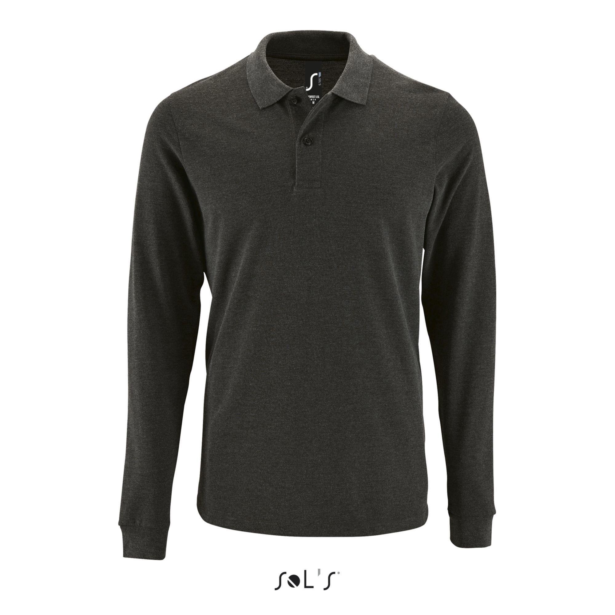 SOLS Perfect Langarm Polohemd