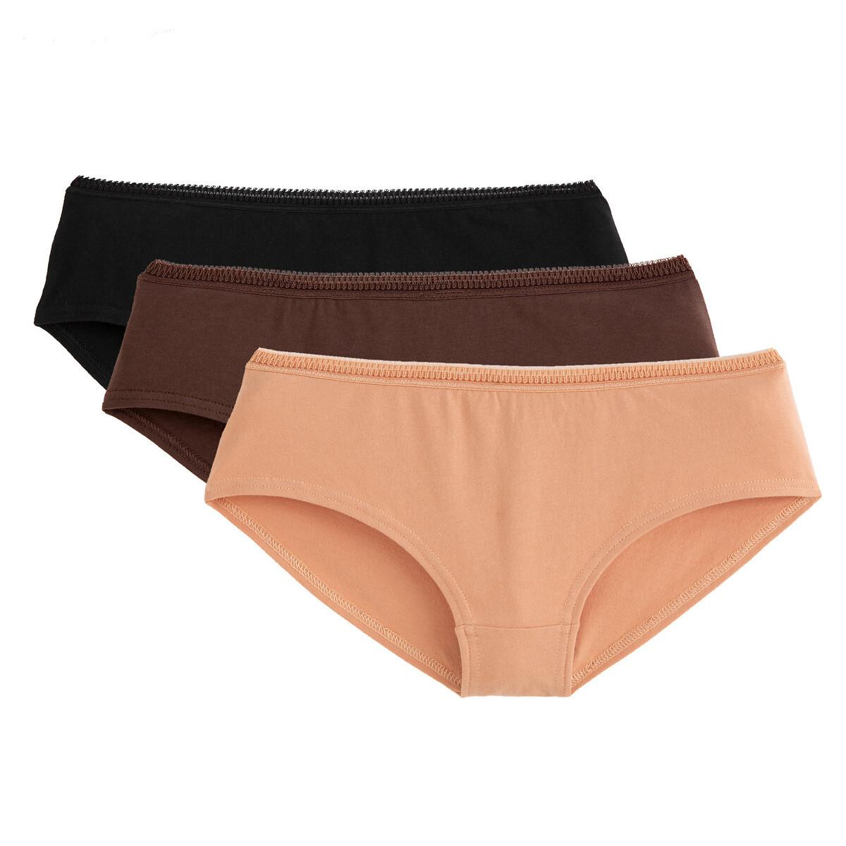 La Redoute Collections 3er-Pack unifarbene Shortys