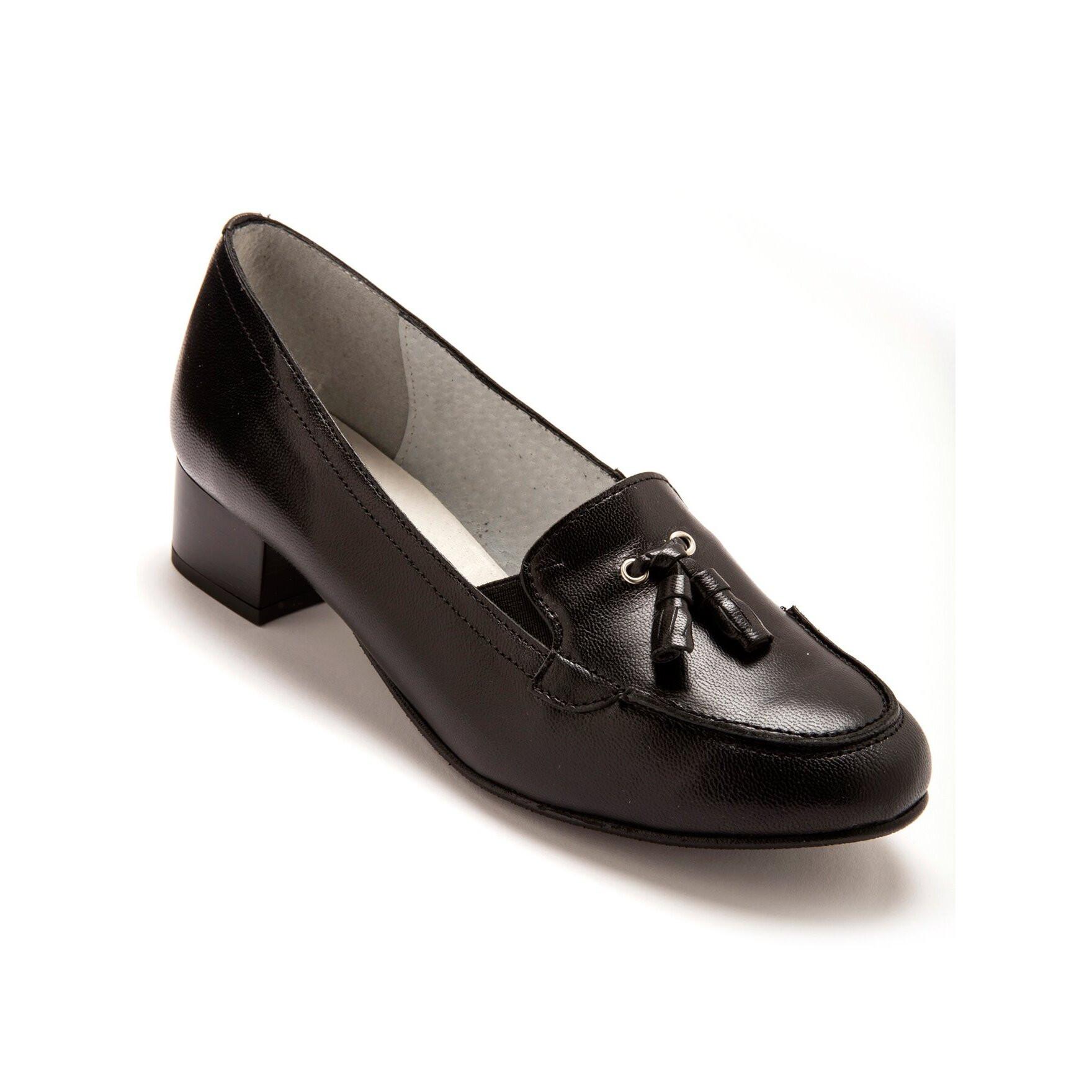 Pédiconfort damen mokassins mit quasten aus leder