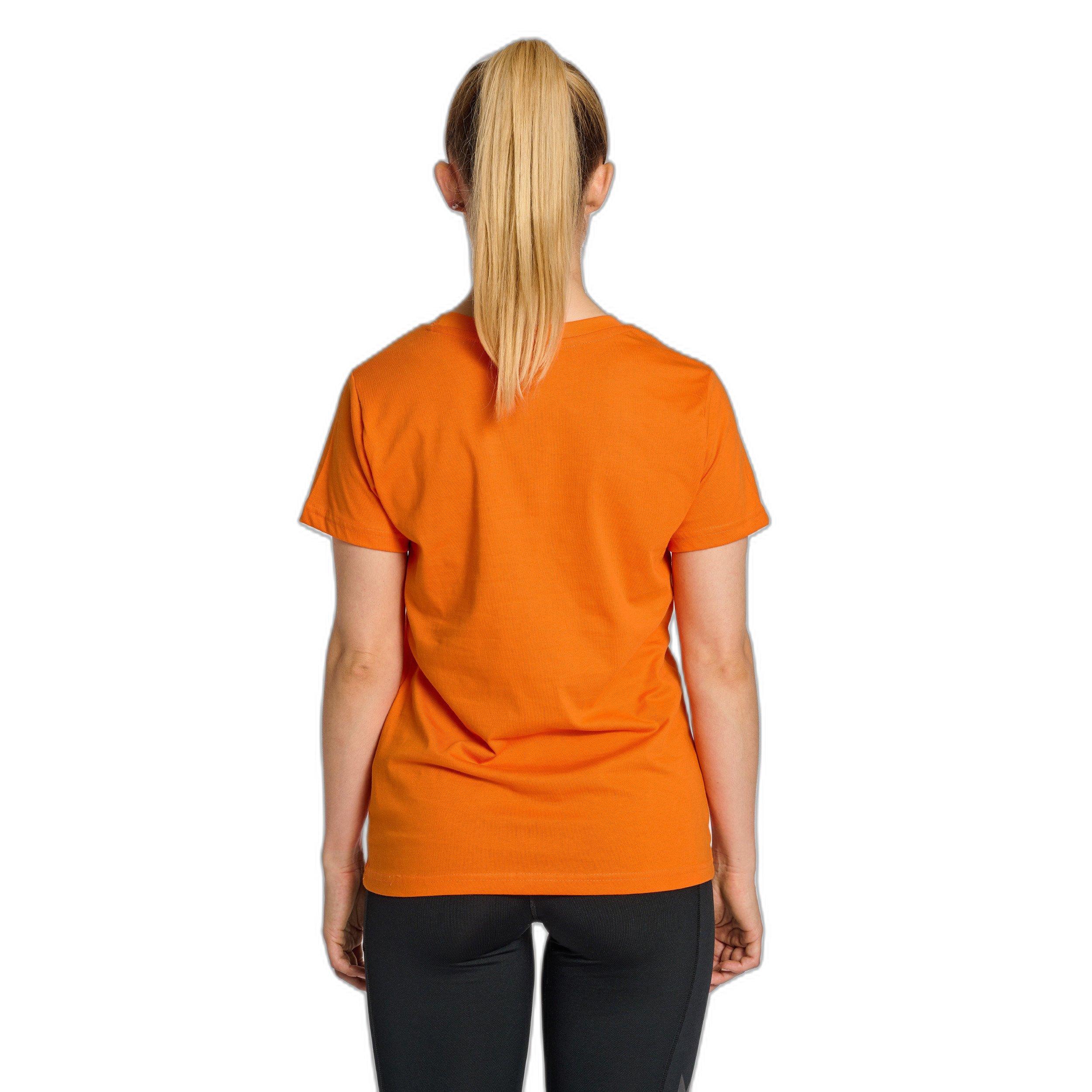 Hummel t-shirt damen red heavy