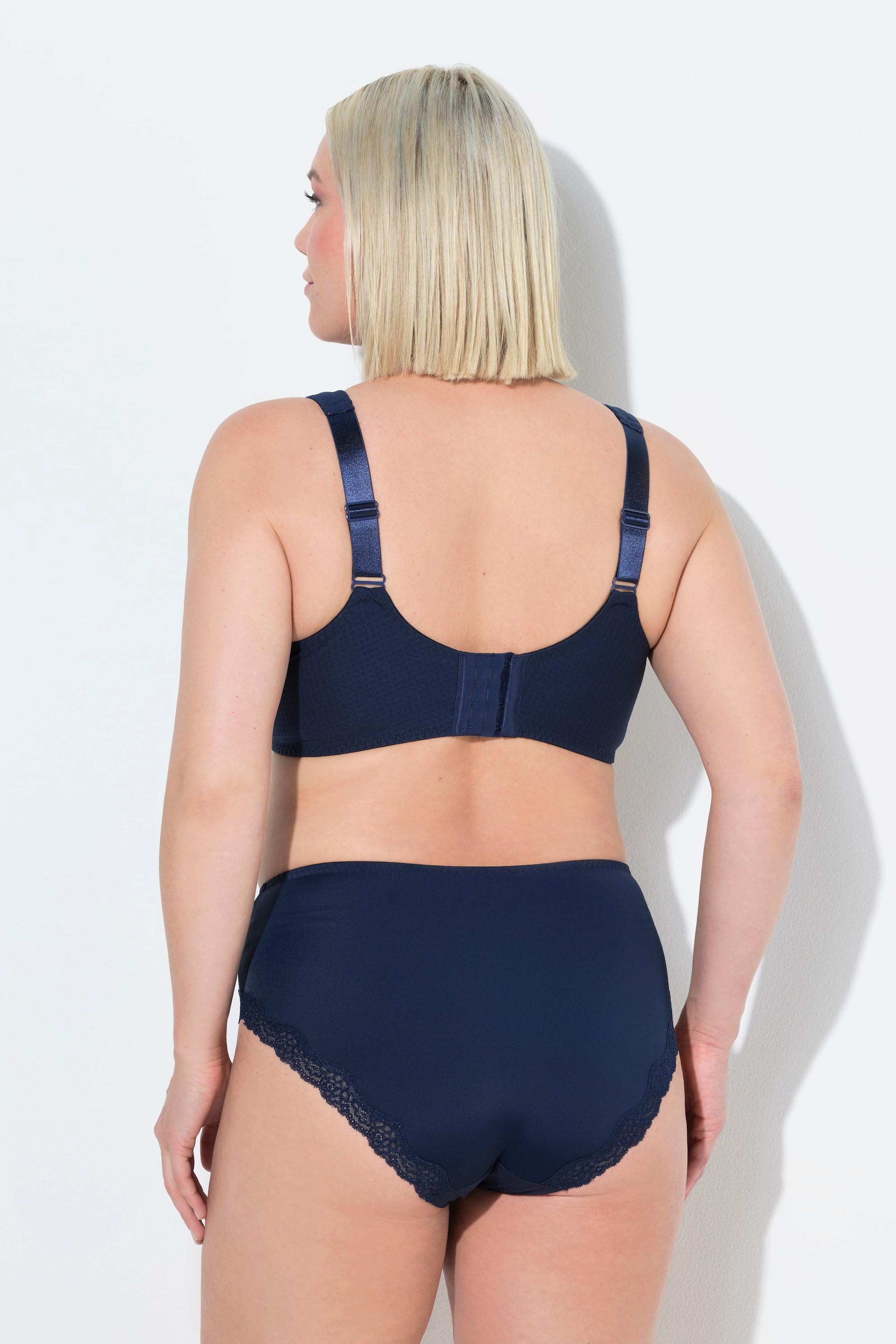 Ulla Popken Entlastungs-BH, ohne Bügel, Spitze, Cup C - G