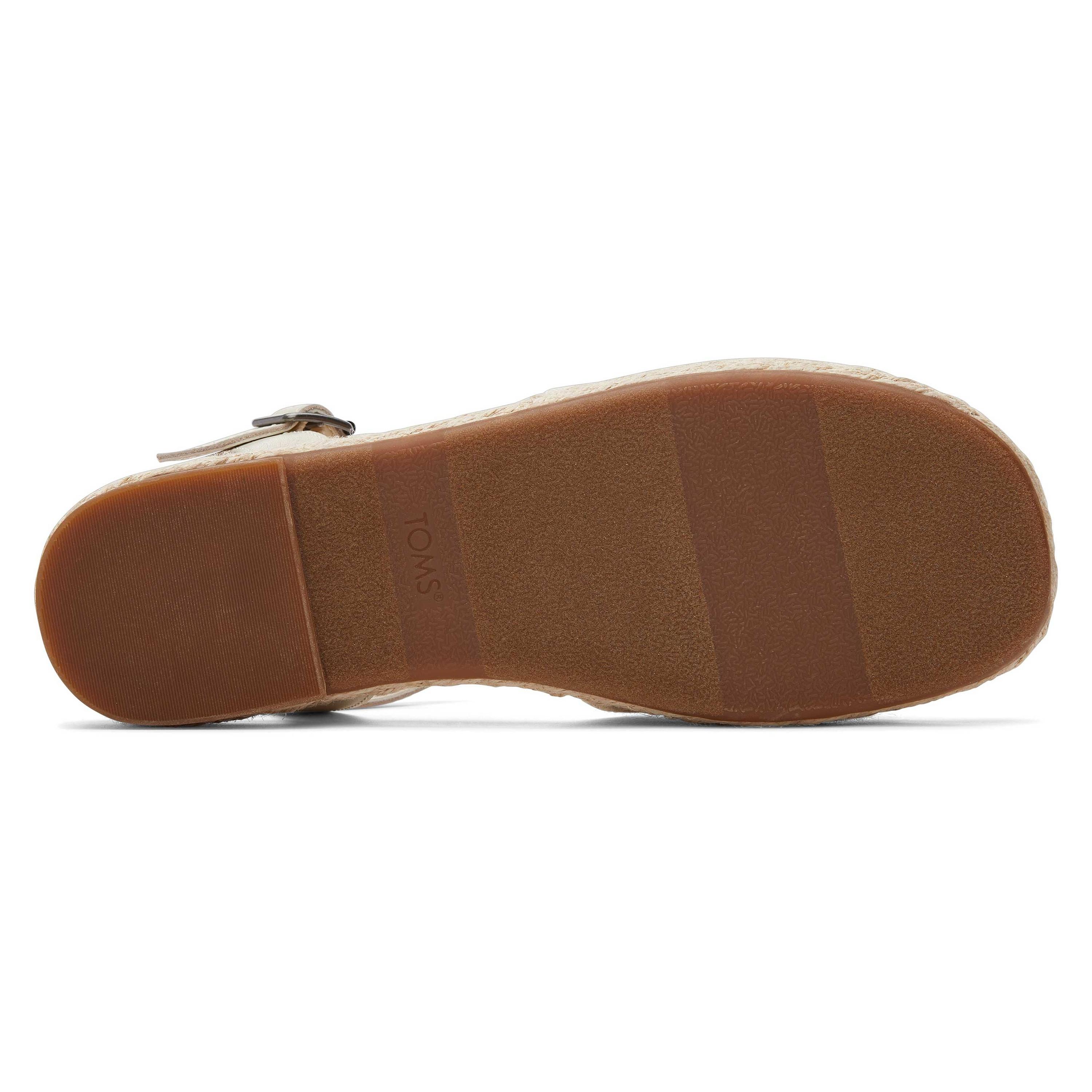 TOMS flache keilsandaletten frau abby
