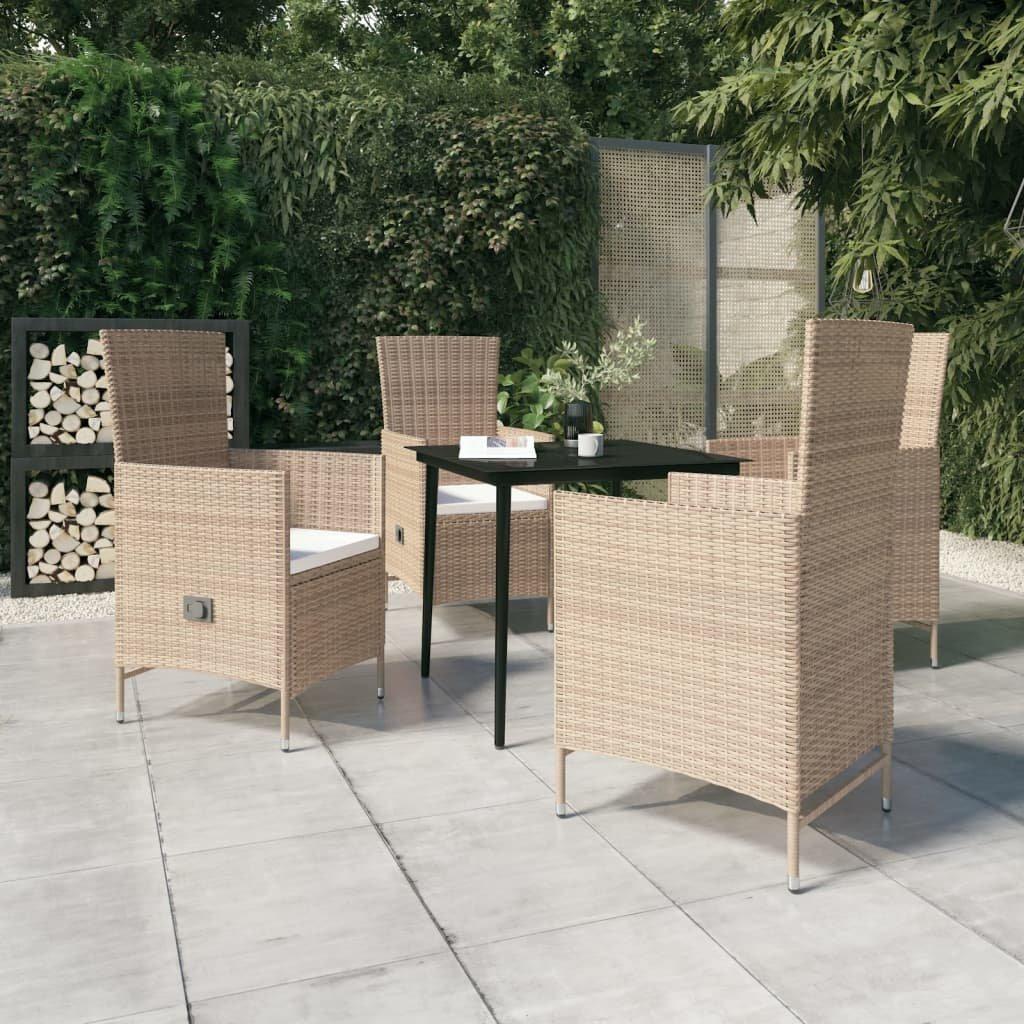 VidaXL Garten essgruppe poly-rattan
