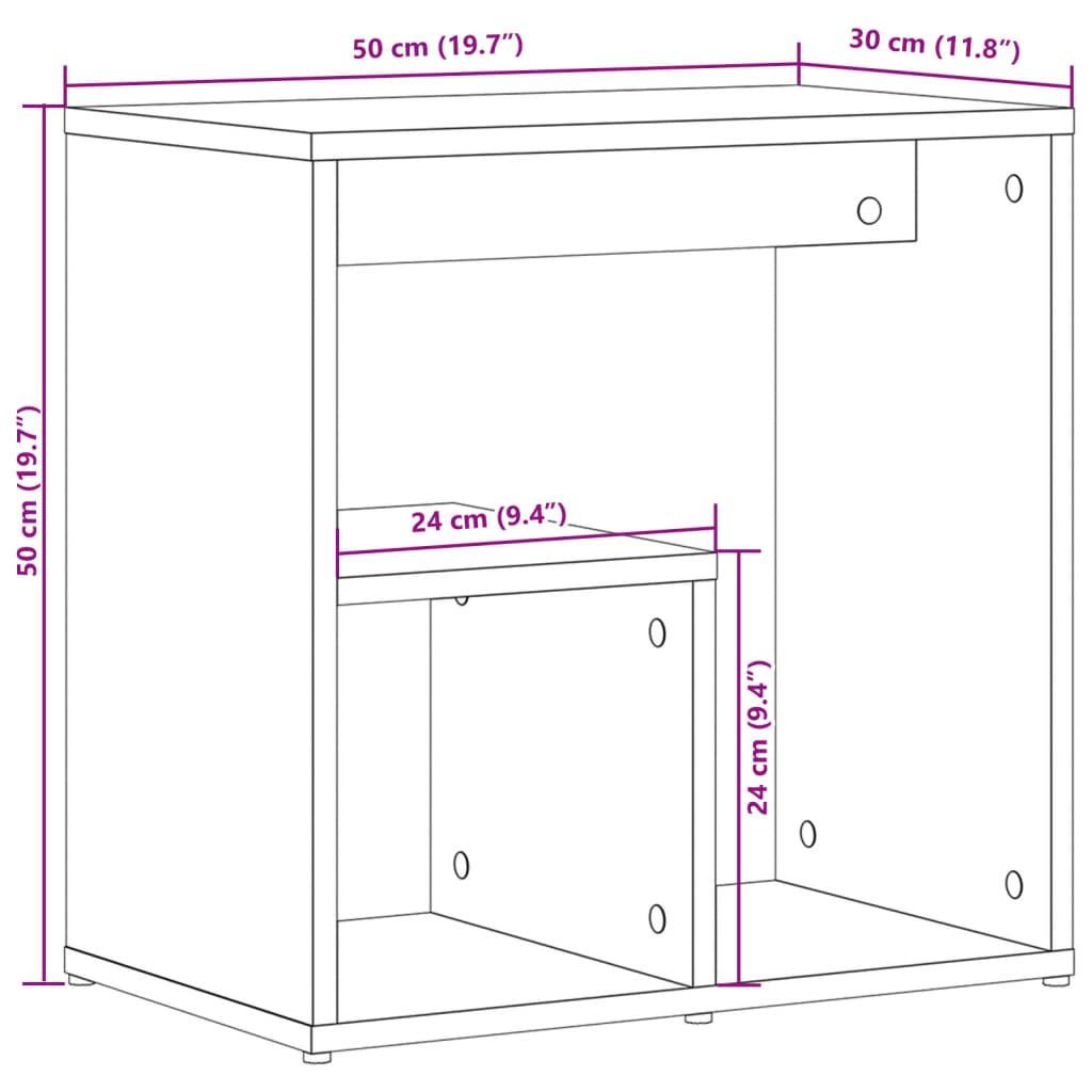 VidaXL Beistelltisch holzwerkstoff