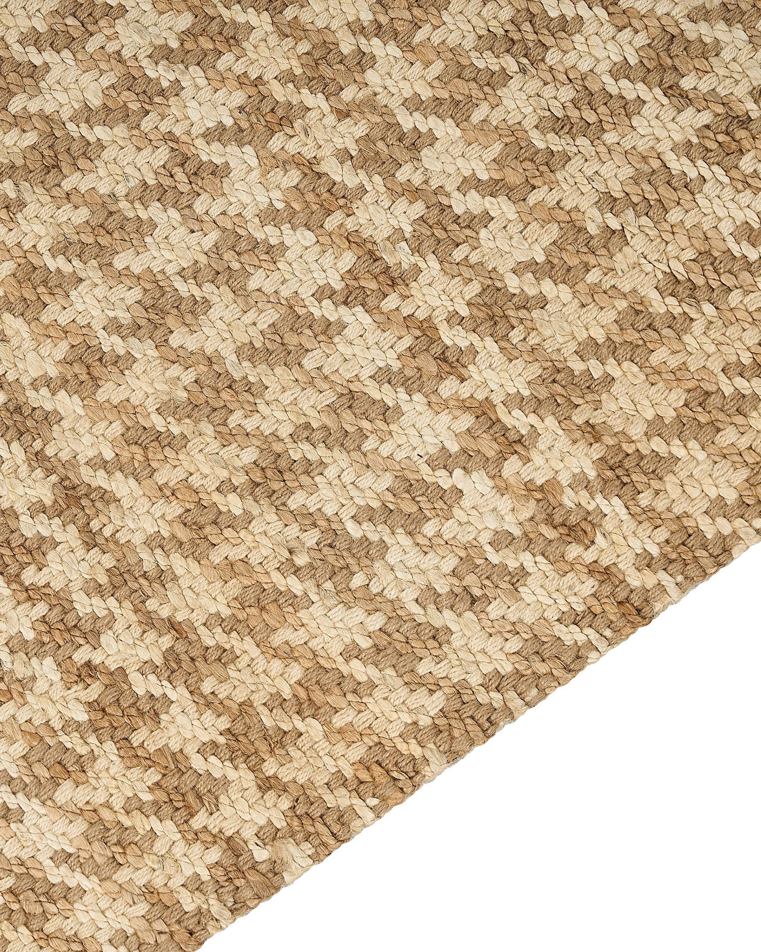Beliani Teppich aus Jute Boho ARAPTEPE