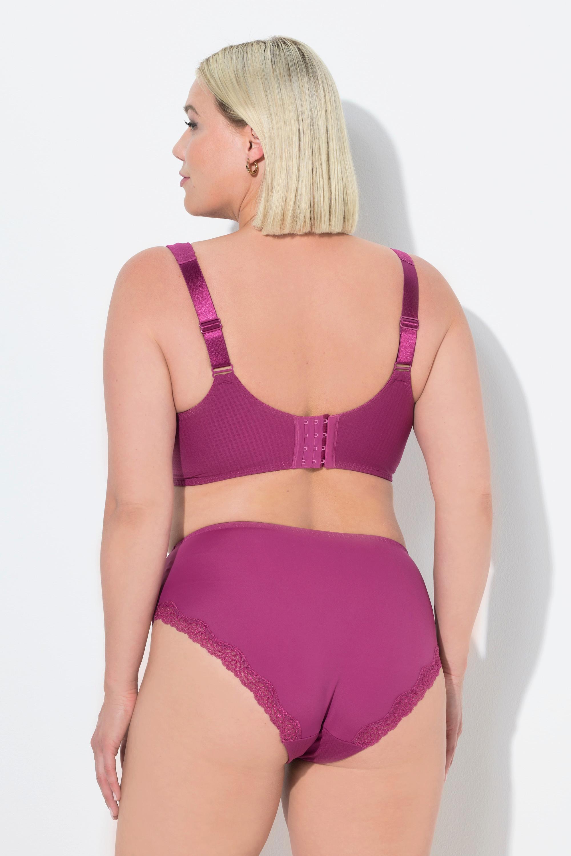 Ulla Popken Entlastungs-BH, ohne Bügel, Spitze, Cup C - G