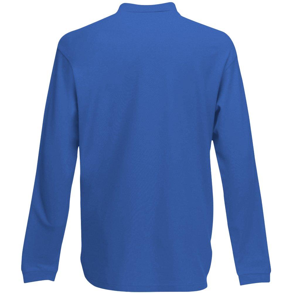 Fruit of the Loom Polo Shirt, Langarm
