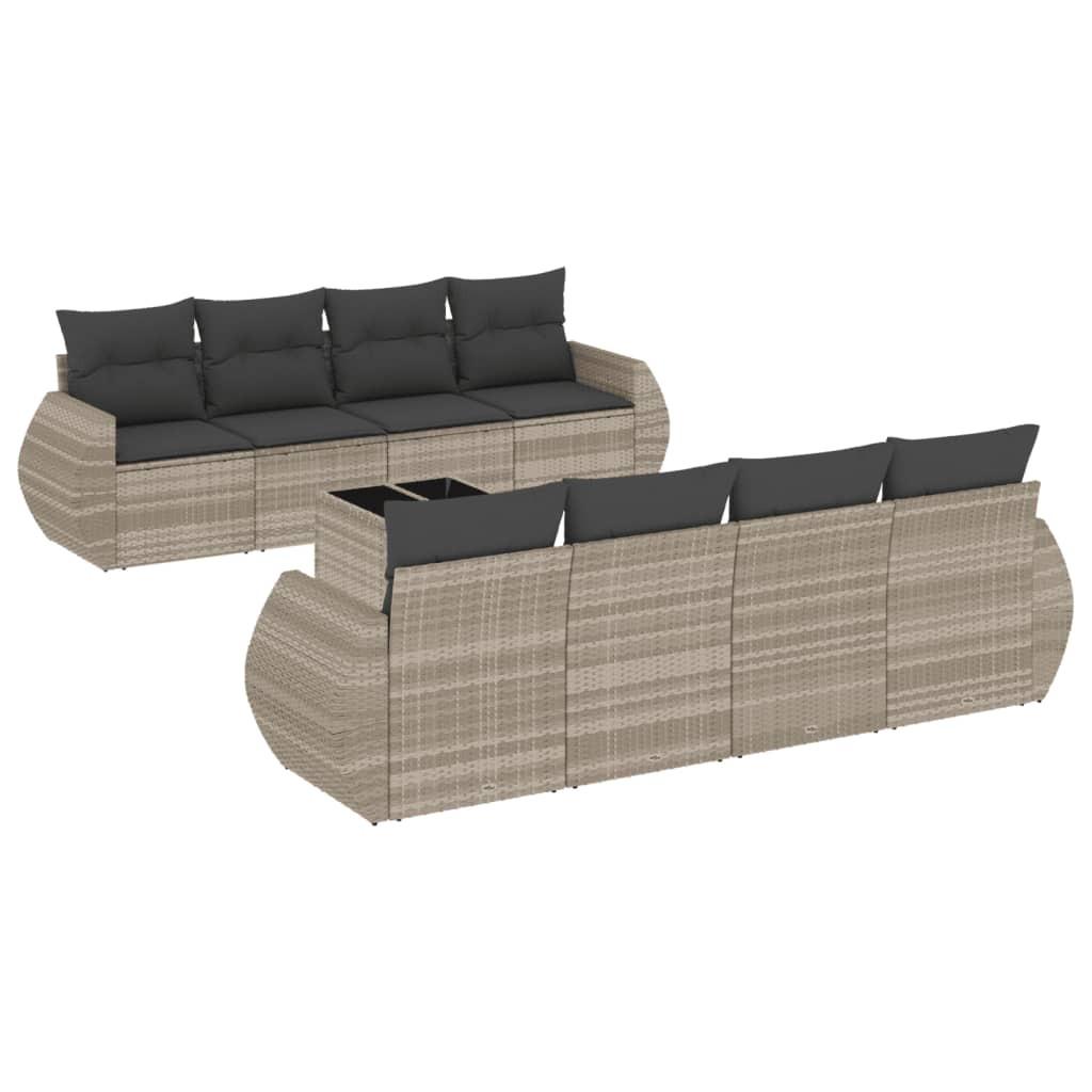 VidaXL Garten sofagarnitur poly-rattan