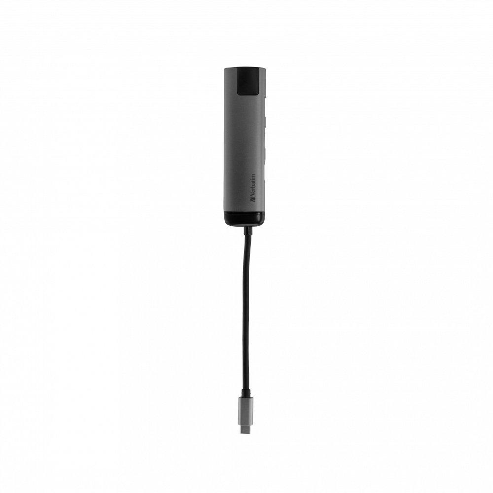 Verbatim USB-C ADAPTER USB 3.1 USB 3.0 X2HDMI RJ45