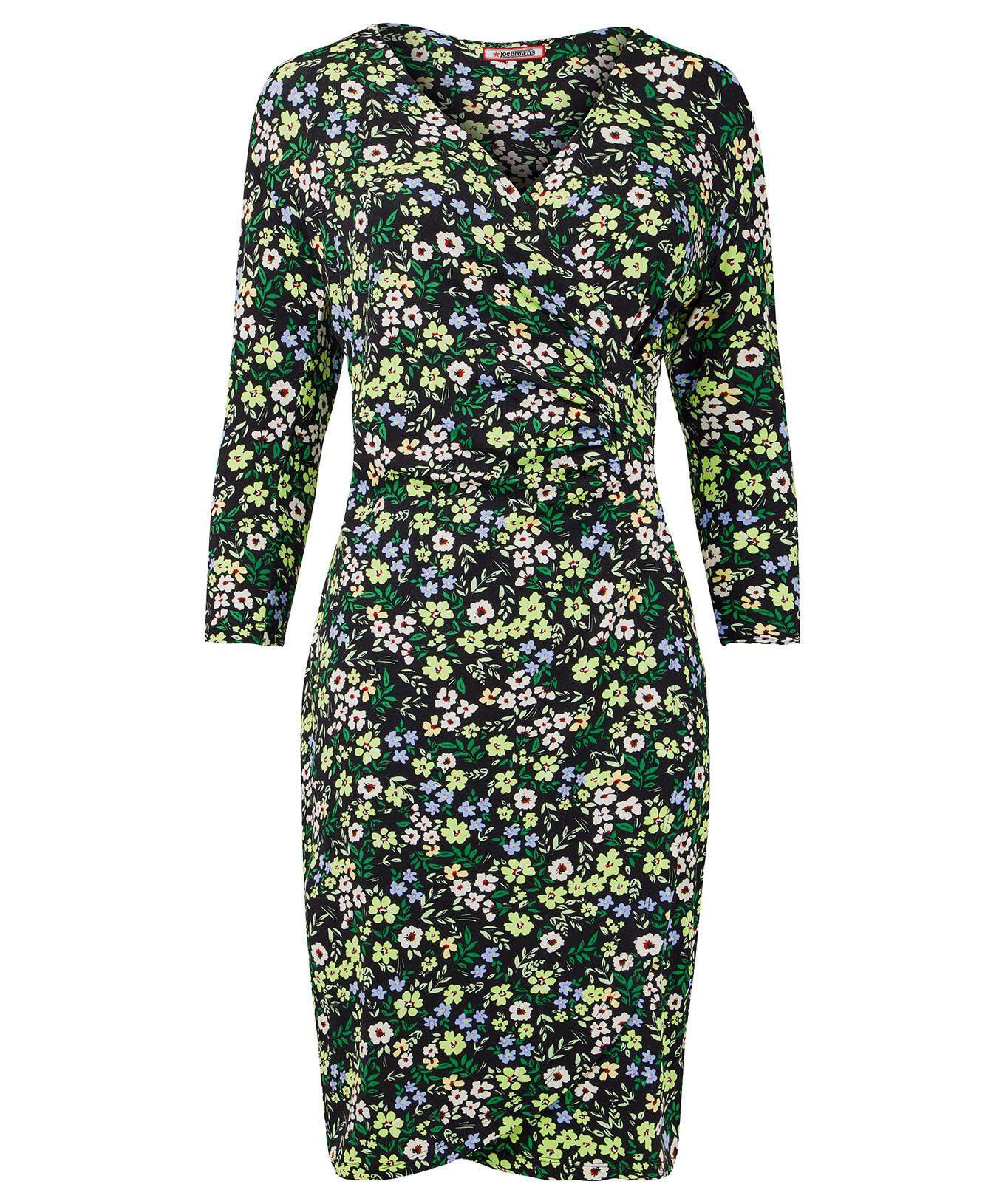 Joe Browns Jersey Wickelkleid mit Blumenmuster und Rüschen