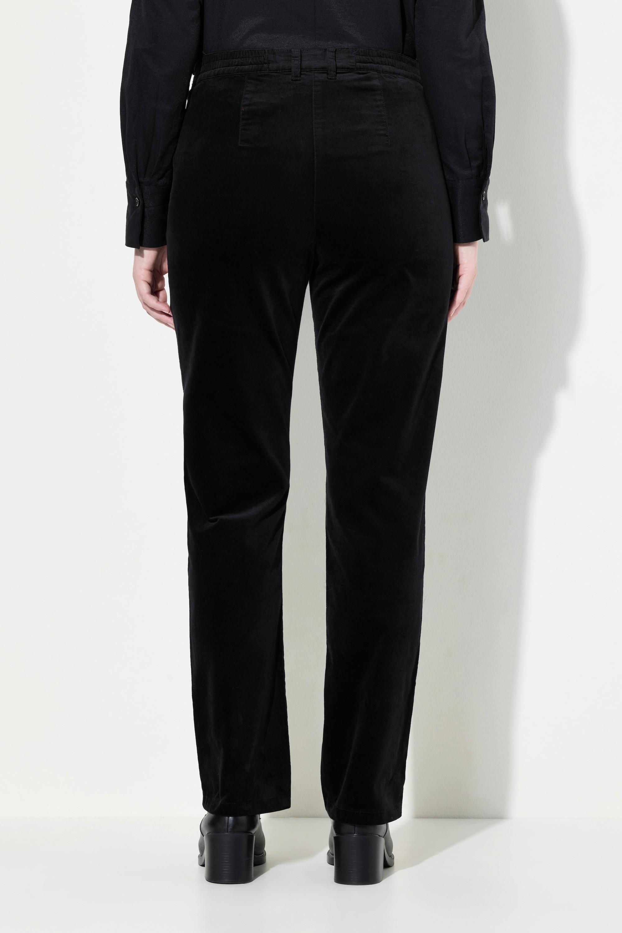 Ulla Popken Mony Samthose konisches Bein Komfortbund Stretch
