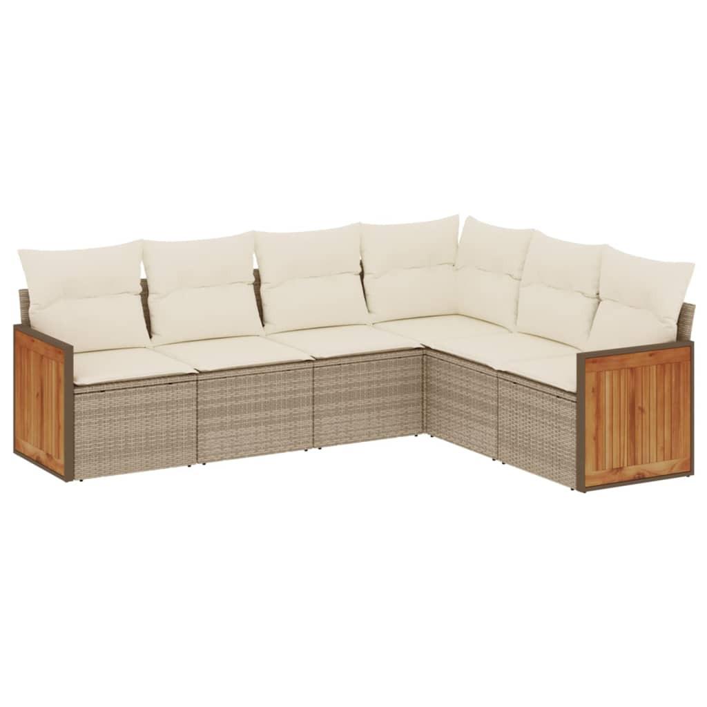 VidaXL Garten sofagarnitur poly-rattan