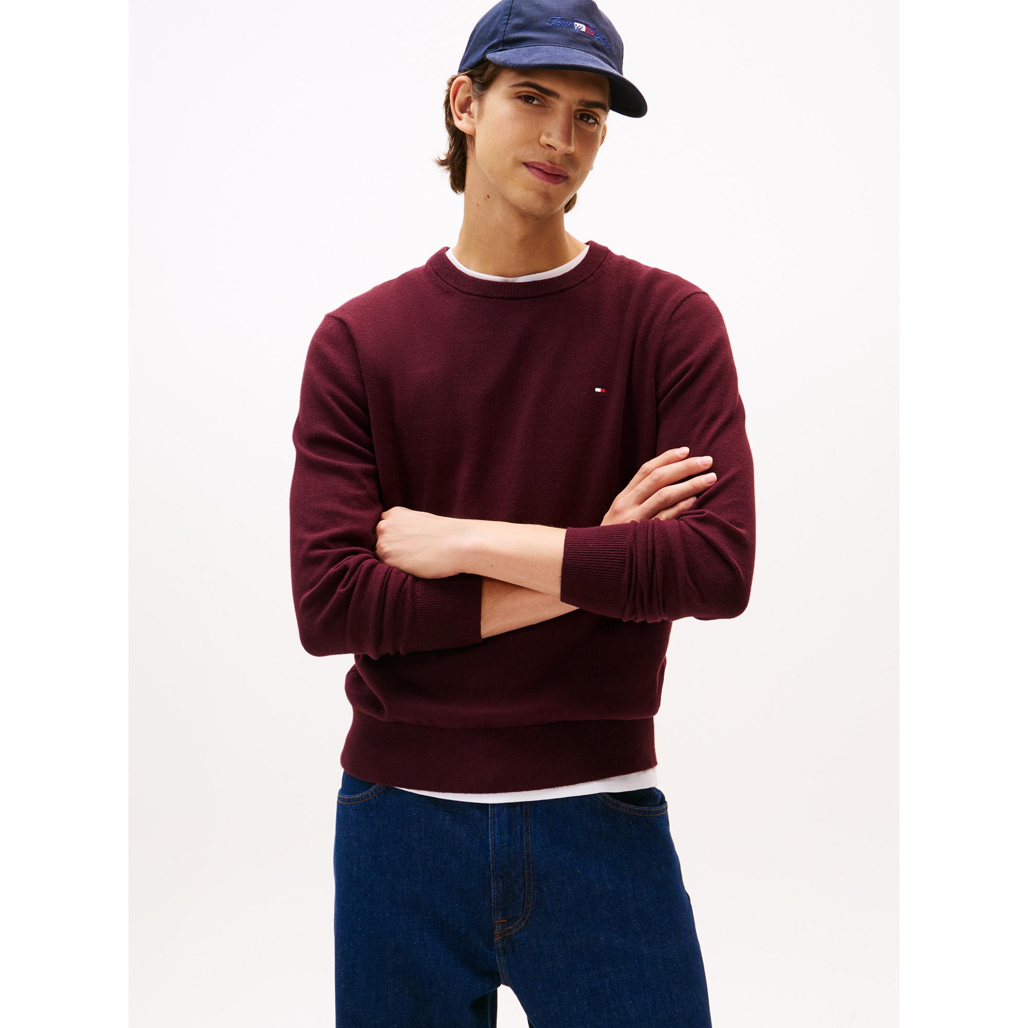 TOMMY HILFIGER PIMA ORG CTN CASHMERE CREW NECK Cashmere Pullover